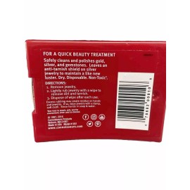 Connoisseurs Jewelry Wipes Gold and Silver Cleaner 25 Count Great For Grillz