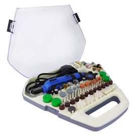 Mini Rotary Tool Handheld Rotary Multi Tool 135W Rotary Tool Polishing Kit Variable Speed 10000-32000rpm for Woodworking Sanding DIY with 252pcs Accessories