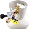 100 lb Propane Tank Adapter, Universal Fit Pol to Qcc1