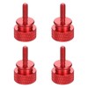 sourcing map 4Pcs M3x10 Aluminum Thumb Screws, 12x20mm(ODxH) Computer Case
