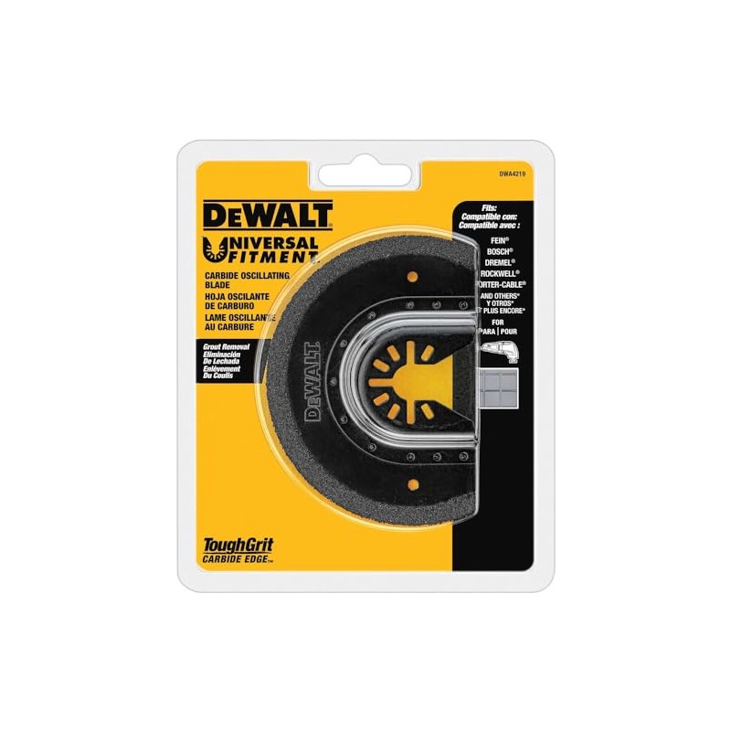 DEWALT Dwa4219 Oscillating Carbide Grout Removal Blade