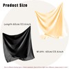 ZMC Solid Color Head Scarf, Fashion Neck Scarf for Women