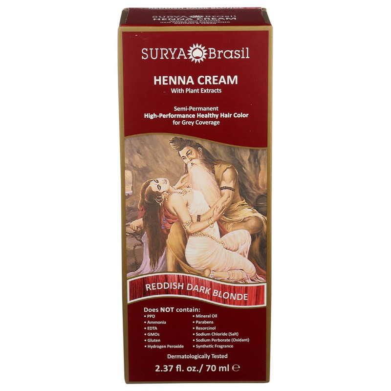 Surya Brasil - Reddish Dark Blonde Semi Permanent Henna Cream
