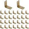 30 PCS Heavy Duty 90 Degree L Shaped Angle Brackets,Corner