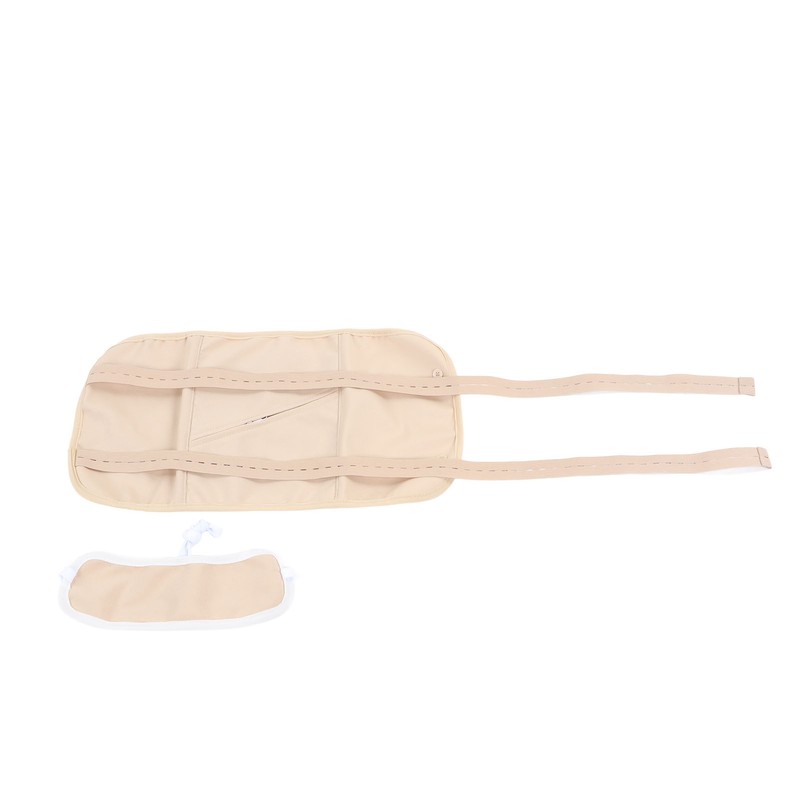 2pcs Castor Oil Stomach Pack Reusable Zipper Pocket Less Mess
