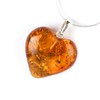 MyBernstein Amber and Silver Heart (Amber Jewellery 10141), Silver amber