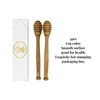KYVANDO Brazilian Cherry Wood Honey Dipper - Durable & Warp-Resistant,
