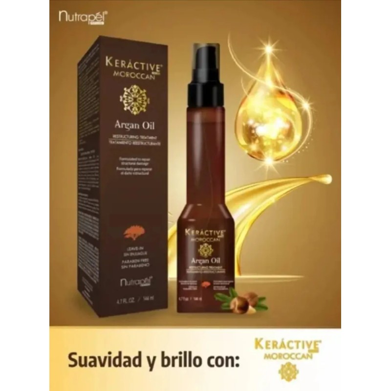 Nutrapel Serum Reestructurante Aceite De Argan Keractive Moroccan Oil
