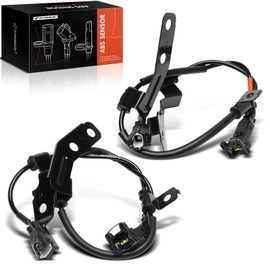 A-Premium 2PCS Rear ABS Wheel Speed Sensor Compatible with Kia, Hyundai Models - Sorento 2014-2015, Santa Fe 2013-2016, Santa Fe Sport 2013-2016, FWD Only
