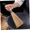 Housoutil 2pcs Bamboo Brush for Wok Saute Set Pot Sets