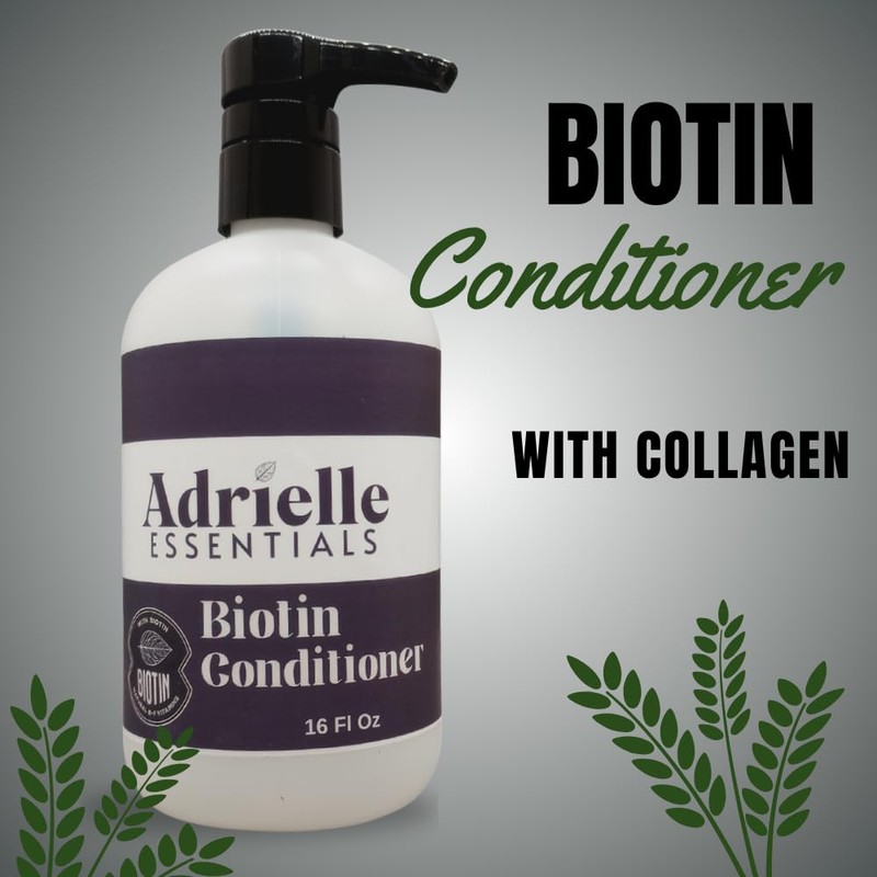 Adrielle Essentials Apple Candy Scented Biotin Hair Shampoo and Conditioner
