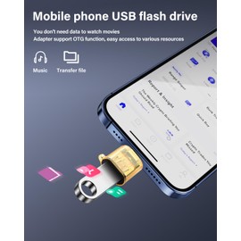 SinLoon USB to USB-C Adapter PD 120W Type-C Male to USB-A Female Adapter 10Gbps Data Transfer & Quick Charge Compatible with Laptop, Phone, Tablet & PC, Pack of 2 (C Male to A Female)