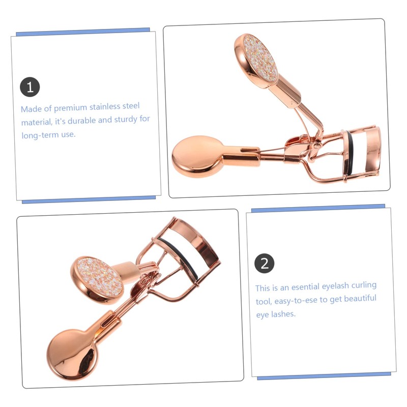 IWOWHERO Eyelash Curler Portable Perming Makeup Eyelash Wands Eyelashes Hair
