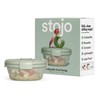 STOJO Collapsible Bowl - Translucent 36oz - Reusable Silicone Bowl