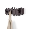 Umbra Sticks Wall-Mounted Coat Rack Rail Hook with 5 Retractable