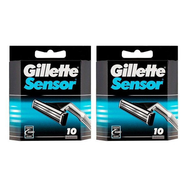 Gillette Sensor Razor Refill Cartridges 20 count (2x10 Pack)