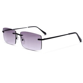 YIMI-Gafas de lectura de lente completa para hombres y mujeres, bisagra de resorte, protección contra luz azul UV400, gafas de sol para lectores, gafas tintadas (negro, 2.00, multiplicador_x)