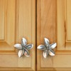 Costello Coastal - Plumeria Cabinet Knobs 2-Pack (Small)| Frangipani Flower