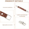 WADORN Pack of 6 Leather Luggage Parts Handle, 5.75" Luggage