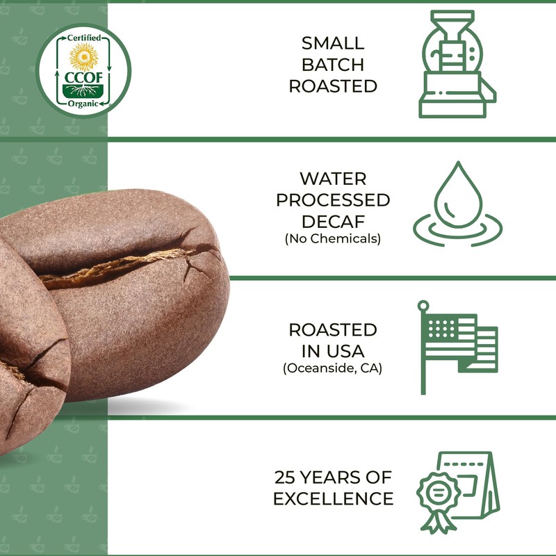 The Bean Organic Coffee Company Il Espresso, Classic Dark Roast,