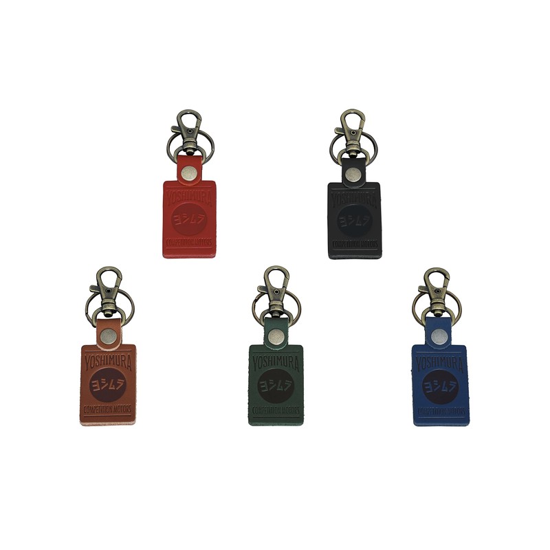 Yoshimura (YOSHIMURA) Leather Keychain (Competition Motors) Green 903-223-5400
