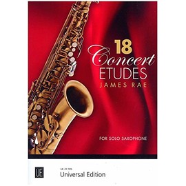 18 Concert Etudes: For Solo Saxophone