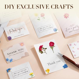 380 PCS Transparent Vintage Flower Stickers, Floral Scrapbooking Sticker for Journaling, Making Journaling Envelopes DIY