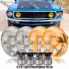 JESUO 4Pcs 5.75" 5-3/4" LED Headlights Hi/Lo Beam DRL For