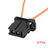 X AUTOHAUX 1 Set Automobile Fiber Optic Loop Cable Bypass