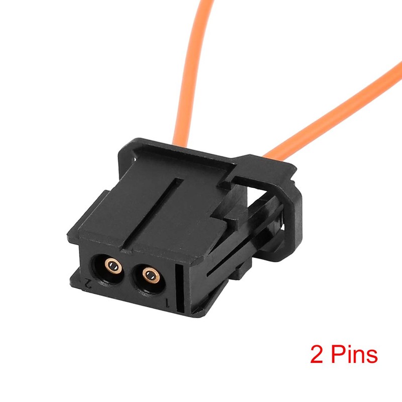 X AUTOHAUX 1 Set Automobile Fiber Optic Loop Cable Bypass
