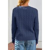 MEROKEETY Women's Cable Knit Open Front Cardigan Sweaters Fall Long