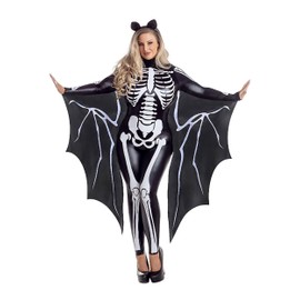 Party King Women's Battie Skeleton, XLarge Black