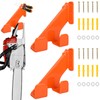 Zhaoyao 2Pcs Chainsaw Holder Wall Mount Bracket Secure Storage with
