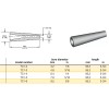 SandblasterINFO Sandblaster Nozzle Assembly + Kennametal TC1 Carbide: (Various Sizes)