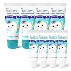 Dr. Deddy's Strong Toothpaste Junior Fluoride Toothpaste for Elementary Students (Mint + Green Grape Flavor) 4 Packs + Female... / 닥터데디스 튼튼치약 주니어 초등학생 불소치약(민트향+청포도향)4개+여...