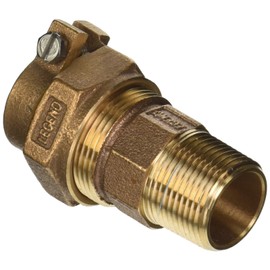 Standard Plumbing Supply 313-205NL LEGEND VALVE AND FITTING T-4300 No Lead Copper Tube Size Pack Joint with Male Iron Pipe Water Service Coupling Socket, 1"