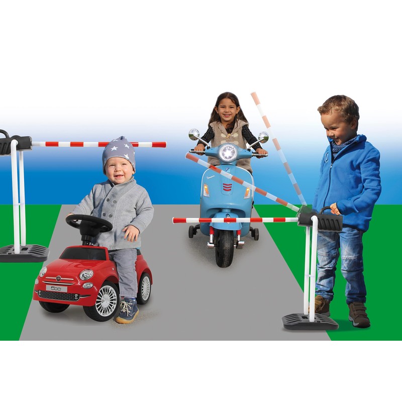 JAMARA 460491 - Traffic Barrier - 12 Piece Mechanical Barrier,