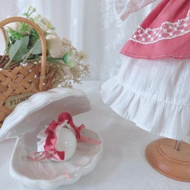 HAMRETHYPPZ 1/4 1/6 1/3 BJD Ball Joint Doll Dress Doll Costume Doll Maid Clothes Ball Joint Doll Dress Princess Dress Pink Princess Skirt Cute Maid Skirt Cute Lolly Skirt Holiday Dress Skirt (Head,