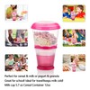 INOGIH Cereal On the Go Cups Breakfast-Portable Drink-Cup Cereal To-Go