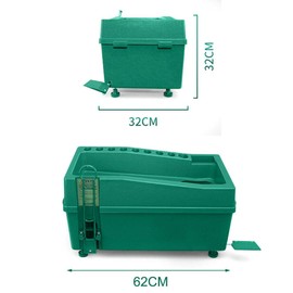 ZERNEIL Automatic Golf Ball Dispenser, Green Powerless Tee Up Machine, No Electricity Auto Tee Up Golf ball Practicing Machine, Golf Club Organizer for Golf Ball Game, Sports Gaming Clubs, Learning