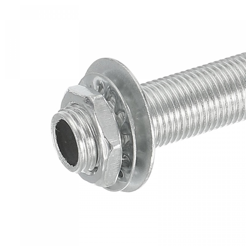 sourcing map 2.4" Lamp Pipe Kit with Lock Nuts Washers