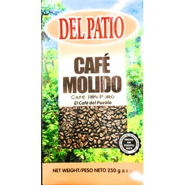 Del Patio Cafe Molido (Ground Coffee) 8.8 Ounces