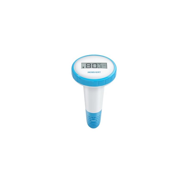 HEIMVERT Wireless Digital Pool Thermometer – Floating, Easy-to-Read Display, IPX8