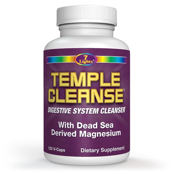 Temple Cleanse 120 Capsules | Oxygen & Dead Sea Magnesium