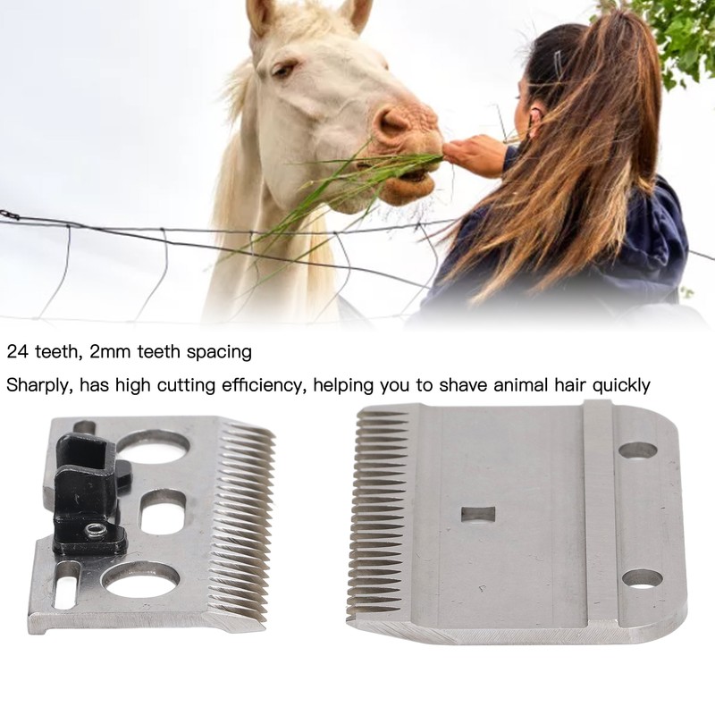 Clipper Blade 24 Teeth High Hardness Carbide Horse Hair Clipper