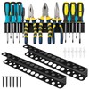 Otoolling 2 Pack 15.75 Inch Screwdriver Organizer Heavy Duty Wall