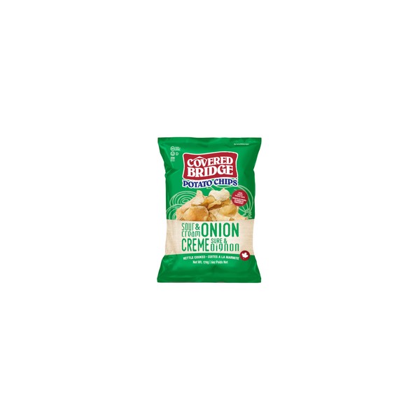 Covered Bridge Sour Cream & Onion Potato Chips 170 g