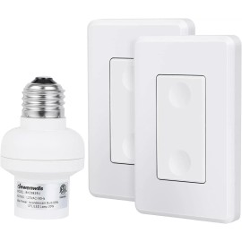 DEWENWILS Remote Control Light Socket Wireless Light Switch for Light Fixtures