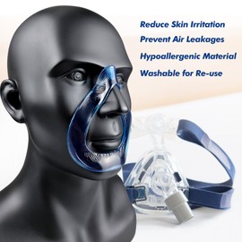 CPAP Nasal Gel Pad Bipap Nose Bridge Pads Full face Mask Liners to Reduce Leakage and Red Marks Sleep Apnea Mask Supplies Nasal Pad Fit for CPAP/Bipap Full Face Mask – 1 Pack Standard