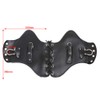 AQIMY Motorcycle Saddle Shield PU Leather Thermal Baffle Deflector Modified